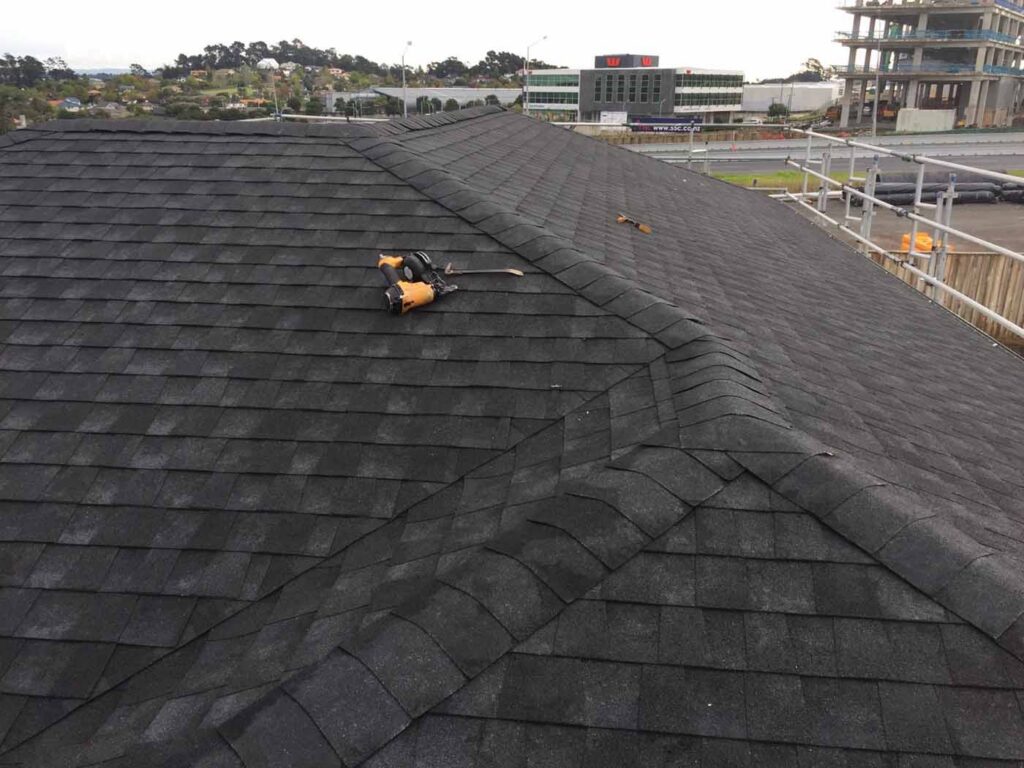 Asphalt shingle roofing maintenance in Auckland city